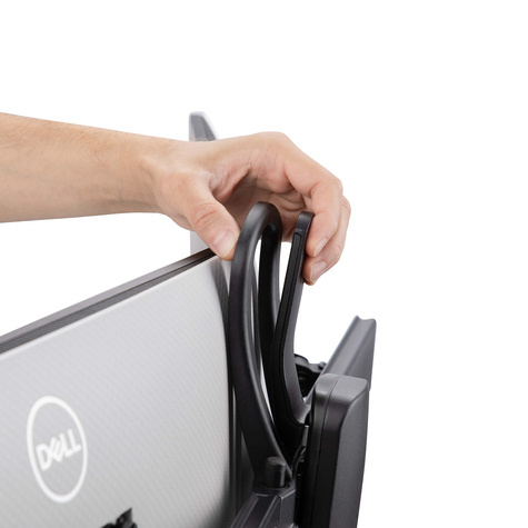 STARTECH Crossbar Dual Monitor Desk Stand 27in