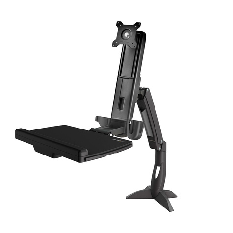 STARTECH Zit-sta werkplek monitor arm - bureau monteerbaar - tot 24" schermen - VESA - hoogte verstelbaar