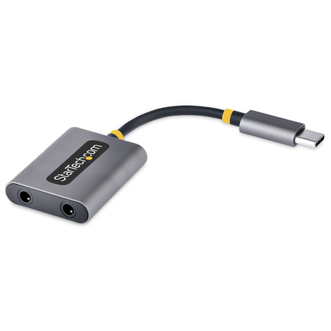 STARTECH STARTECH USB-C Headphone Splitter/Dongle with Mic