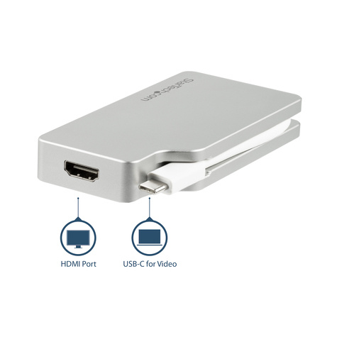 STARTECH USB C Multiport Video Adapter met HDMI, VGA, Mini DisplayPort of DVI, USB Type C Monitor Adapter