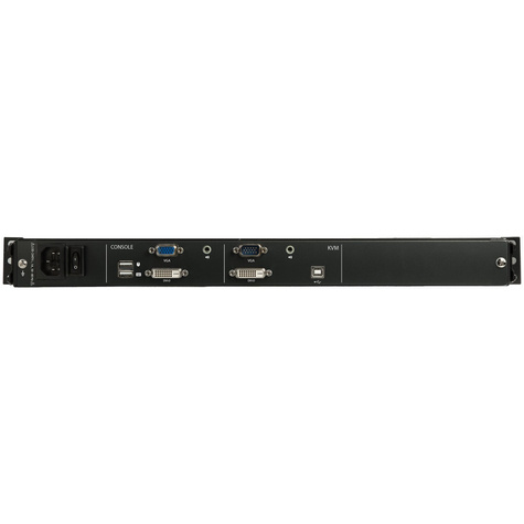STARTECH Dual Rail KVM Rack Console, HD 1080p, Single Port DVI/VGA KVM met 17" LCD Scherm voor Server Rack, Universele 1U LCD KVM Console met Kabels
