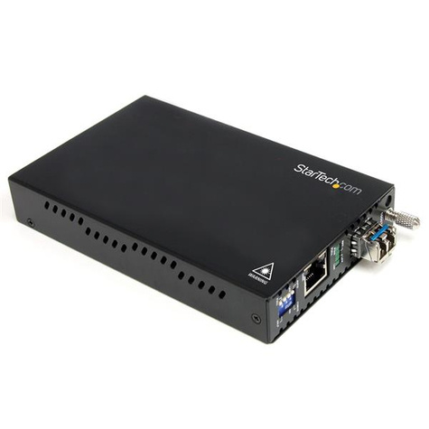 STARTECH STARTECH Glasvezel Converter Gigabit 1000Mbit MM Glasvezel LC 550m - Glasvezel mediaconverter