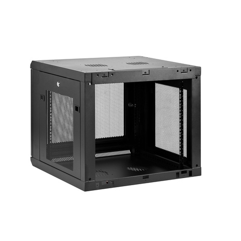 STARTECH "9U Wall Mount Server Rack Cabinet - 4-Post Adjustable Depth (2"" to 19"") Network Equipment Enclosure with Cable Management