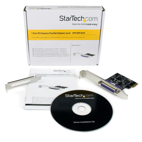 STARTECH 1-Port Parallel PCIe Card/Printer LPT