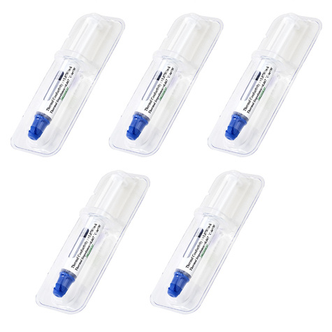 STARTECH CPU Thermal Paste, High Performance Thermal Compound, Pak met 5 Hersluitbare Tubes (1.5g / st), Metaal Oxyde Heat Sink Compound
