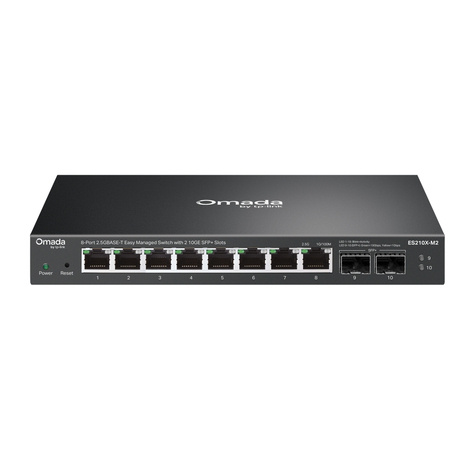 TP-Link Omada 8-Port 2.5G Easy Managed Switch with 2 10GE