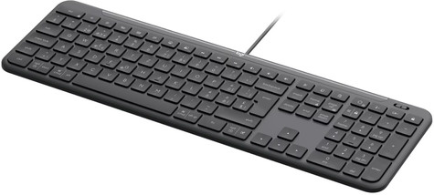 Logitech WIRED KBD K620 BUSINESS GRAPHITE US INT