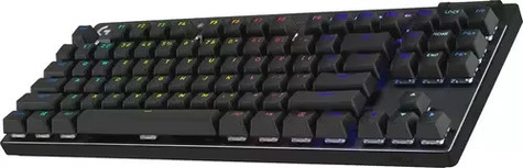 Logitech G PRO X TKL - Toetsenbord - gaming - achtergrondverlichting - draadloos - 2.4 GHz, Bluetooth - QWERTY - VS internationaal - toetsschakelaar: Tactile - zwart