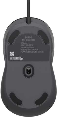 Logitech Signature M520 for Business Optical USB-C Zw.