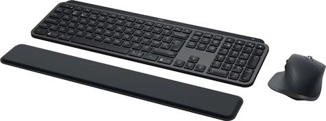 Logitech MX Keys S Combo - Toetsenbord en muis set - backlit - draadloos - Bluetooth LE - QWERTY - VS internationaal - toetsschakelaar: Scissor-Key - grafiet