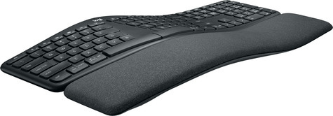 Logitech Ergo Series ERGO K860 for Business - Toetsenbord - full size - draadloos - 2.4 GHz, Bluetooth 5.0 LE - QWERTY - VS internationaal - grafiet