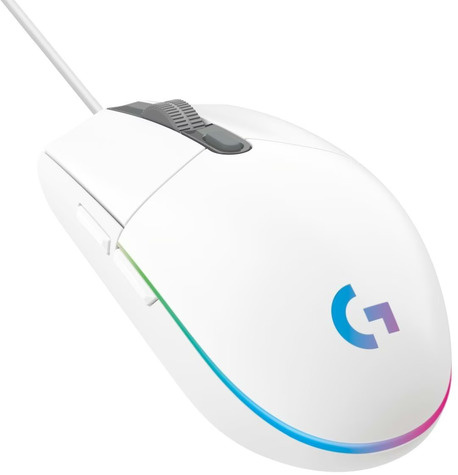 Logitech G203 LIGHTSYNC Gaming Mouse - WHITE