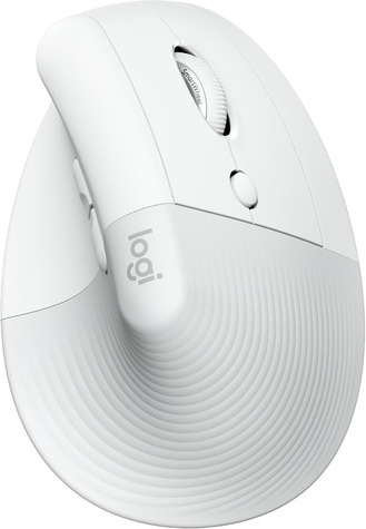 Logitech Wireless Mouse Lift f.Mac Ergonomic off-white