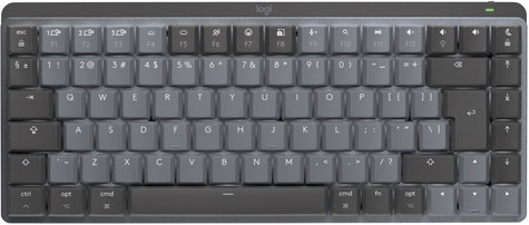 Logitech Logitech Master Series MX Mechanical Mini for Mac - Toetsenbord - backlit - draadloos - Bluetooth LE - QWERTY - VS internationaal - toetsschakelaar: tactiele stilte - spacegrijs
