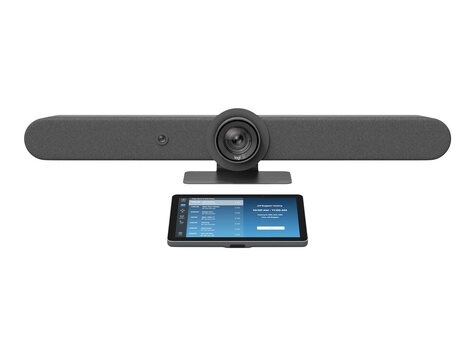 Logitech Videoconferentiekit (Logitech Rally Bar, Logitech Tap IP) - RingCentral Certified, Tencent Meeting-gecertificeerd, gecertificeerd voor Microsoft Teams Rooms, gecertificeerd voor Zoom-ruimtes - grafiet