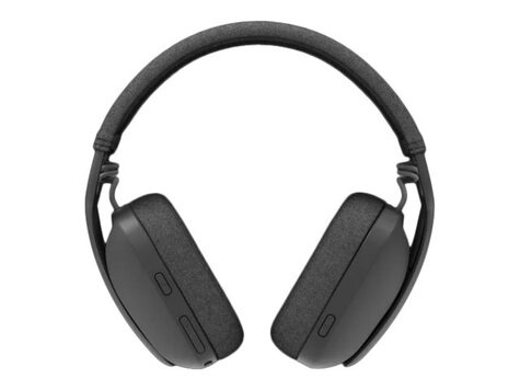 Logitech Zone Vibe Wireless - Headset - over oor - Bluetooth - draadloos - USB-C via Bluetooth-adapter - grafiet - geoptimaliseerd voor UC