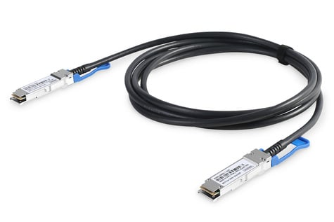 DIGITUS 100G QSFP28 Direct Attach Cable Tot 28.3125Gbps overdrachtssnelheid per kanaal 1m