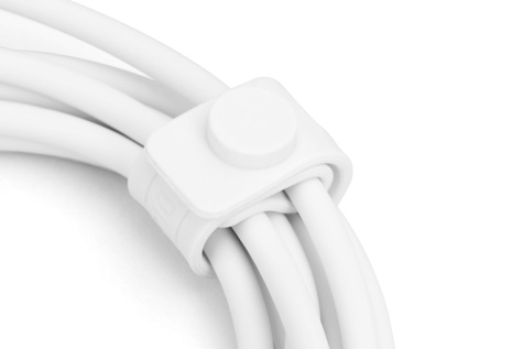 DIGITUS USB-C siliconen oplaadkabel, USB-A - USB-C 2m, USB 2.0, 60W, wit