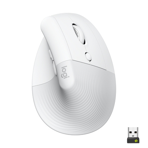 Logitech Logitech Lift Ergo Mouse, Off-white/Pa
