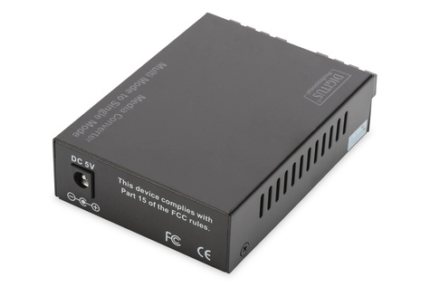 DIGITUS Fast Ethernet Media Converter Multi- to Singlemode Media Converter, SC to SC, Wavelenth 1310nm