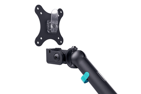 DIGITUS Dubbele monitorbeugel, 2x35", 2x10 kg Mechanische veer, VESA: 75x75, 100x100, zwart