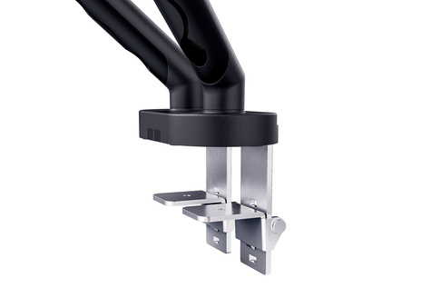 DIGITUS Dubbele monitorbeugel, 2x35", 2x10 kg Mechanische veer, VESA: 75x75, 100x100, zwart
