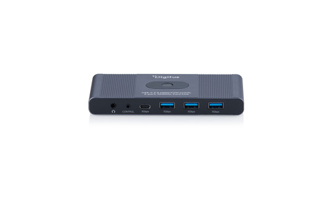 DIGITUS KVM-schakelaar, 2x1 HDMI, 4K@60Hz 3x USB3.0, 1x USB C, Core Line