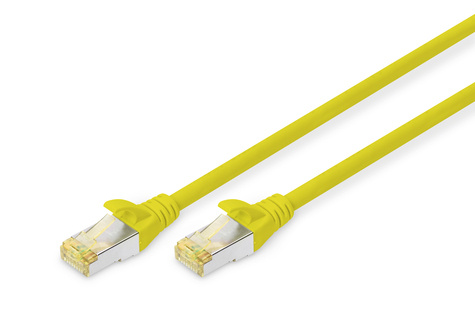 DIGITUS DIGITUS CAT 6A S-FTP patchkabel, koper, LSZH AWG 26/7, lengte 5 m, kleur geel