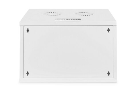 DIGITUS 7U wandbehuizing, SOHO, niet gemonteerd 370x540x400 mm, geperforeerde voordeur, grijs