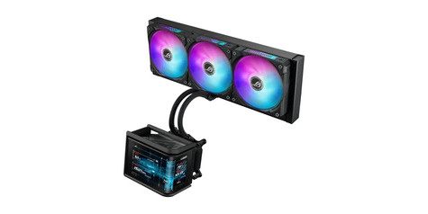 Asus ROG Ryuo IV SLC 360 ARGB Processor Alles-in-één vloeistofkoeler 12 cm Zwart