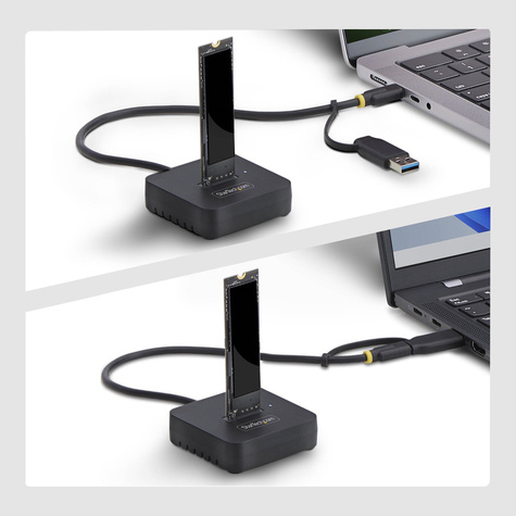 STARTECH USB-C/USB-A to M.2 NVMe Dock Adapter