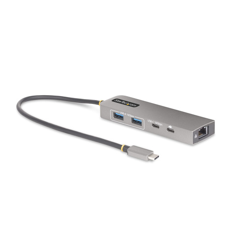 STARTECH STARTECH 3-Port USB-C Hub with 2.5 Gigabit Ethernet and 100W Power Delivery Passthrough Laptop Charging