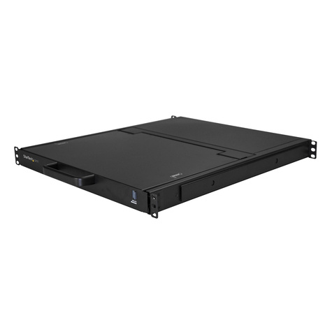 STARTECH KVM Rack Console, HD 1080p, Single Port VGA KVM met 17" LCD Scherm voor Server Rack, Universele 1U LCD KVM Console met Kabels