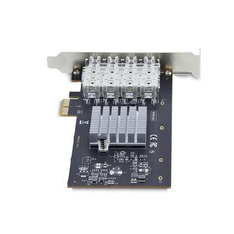 STARTECH 4-Port 1GbE SFP PCIe Network Card NIC