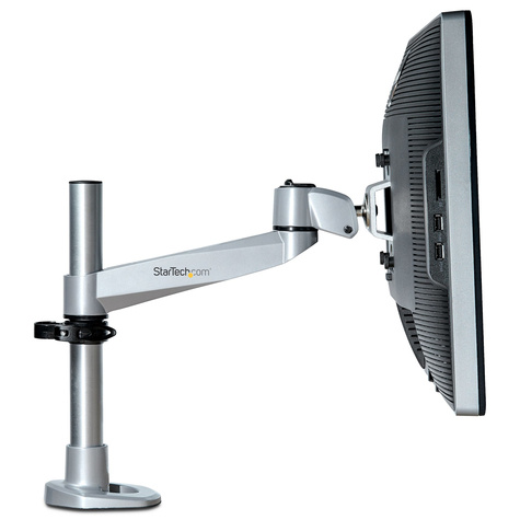 STARTECH Desk Mount Monitor Arm, VESA or Apple iMac/Thunderbolt Display up to 14kg, Articulating Height Adjustable
