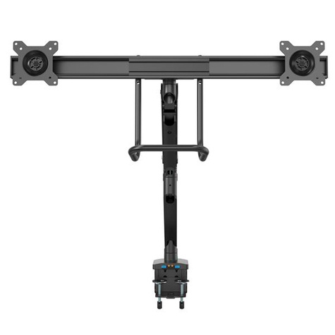 STARTECH Dual monitor arm met ingebouwde 2 poorts USB 3.0 en audio passthrough - ondersteunt 2 monitoren tot 30" volledig beweegbaar