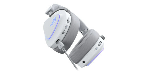 Asus ROG Delta II Headset Bedraad en draadloos Hoofdband Gamen USB Type-C Bluetooth Wit