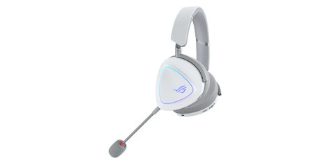 Asus ROG Delta II Headset Bedraad en draadloos Hoofdband Gamen USB Type-C Bluetooth Wit