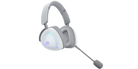 Asus ROG Delta II Headset Bedraad en draadloos Hoofdband Gamen USB Type-C Bluetooth Wit