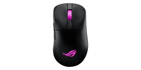 Asus Asus ROG Keris II Origin BLK muis Gamen Rechtshandig RF Wireless + Bluetooth + USB Type-A Optisch 42000 DPI