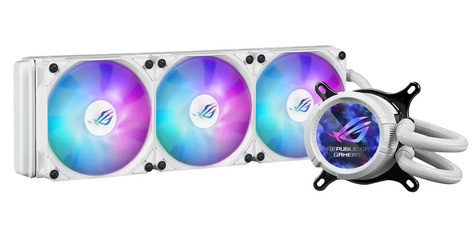 Asus ROG Strix LC III 360 ARGB White Edition Processor Alles-in-één vloeistofkoeler 12 cm Wit