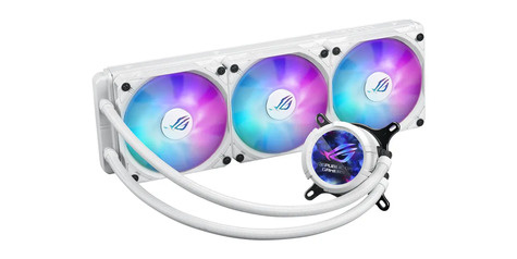 Asus ROG Strix LC III 360 ARGB White Edition Processor Alles-in-één vloeistofkoeler 12 cm Wit