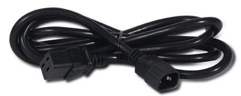 APC Voedingskabel - IEC 60320 C19 naar IEC 60320 C14 - 2 m - zwart