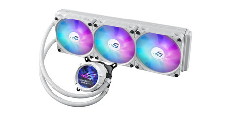 Asus ROG Strix LC III 360 ARGB White Edition Processor Alles-in-één vloeistofkoeler 12 cm Wit