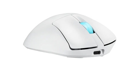 Asus ROG Keris II Origin WHT muis Gamen Rechtshandig RF Wireless + Bluetooth + USB Type-A Optisch 42000 DPI