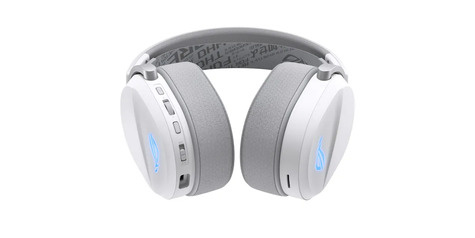 Asus ROG Pelta Headset Bedraad en draadloos Hoofdband Gamen USB Type-C Bluetooth Wit