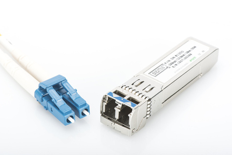 DIGITUS 10G SFP+ module, multimode, DDM, compatibel met HP LC duplexconnector, 850nm, tot 300m, HP