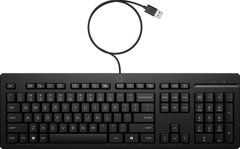 HP 125 G2 USB WD KBD EMEA - INTL English Loc