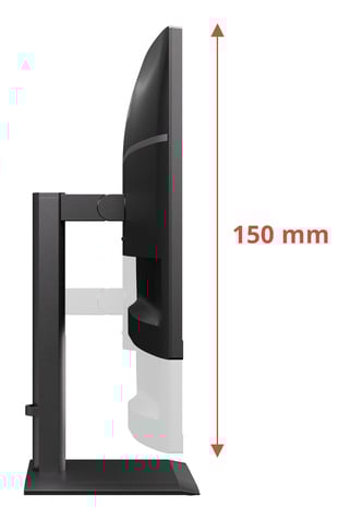 AOC 27- UHD- 60HZ- 400NITS- HAS- ANTIBL (HW)- DOCKING- PD:90W- 2X2WSPEAKERS