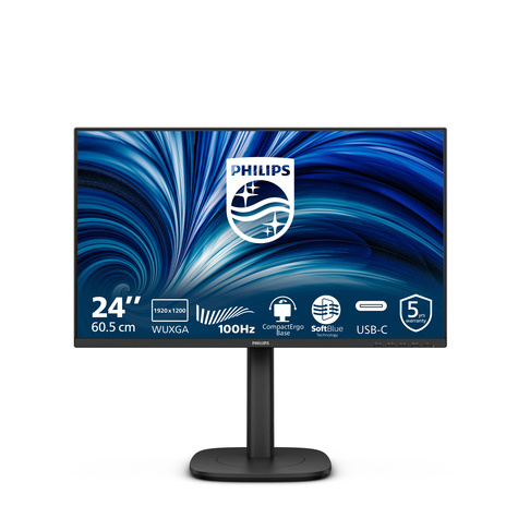 Philips 3000 Series - 24 inch - WUXGA LCD - 1920x1200 - Pivot - HAS